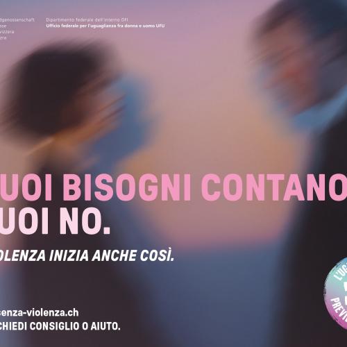 «L'uguaglianza previene la violenza»: materiale per la campagna destinato ai Comuni
