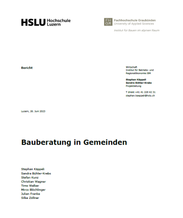 Cover Bauberatung in Gemeinden