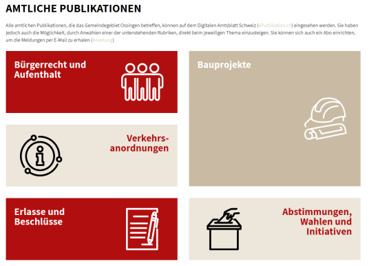 Muster Webseite Gemeinde Ossingen